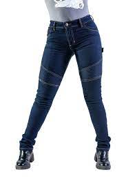 Pantalon Black Label Biker Sturgis Mujer Azul